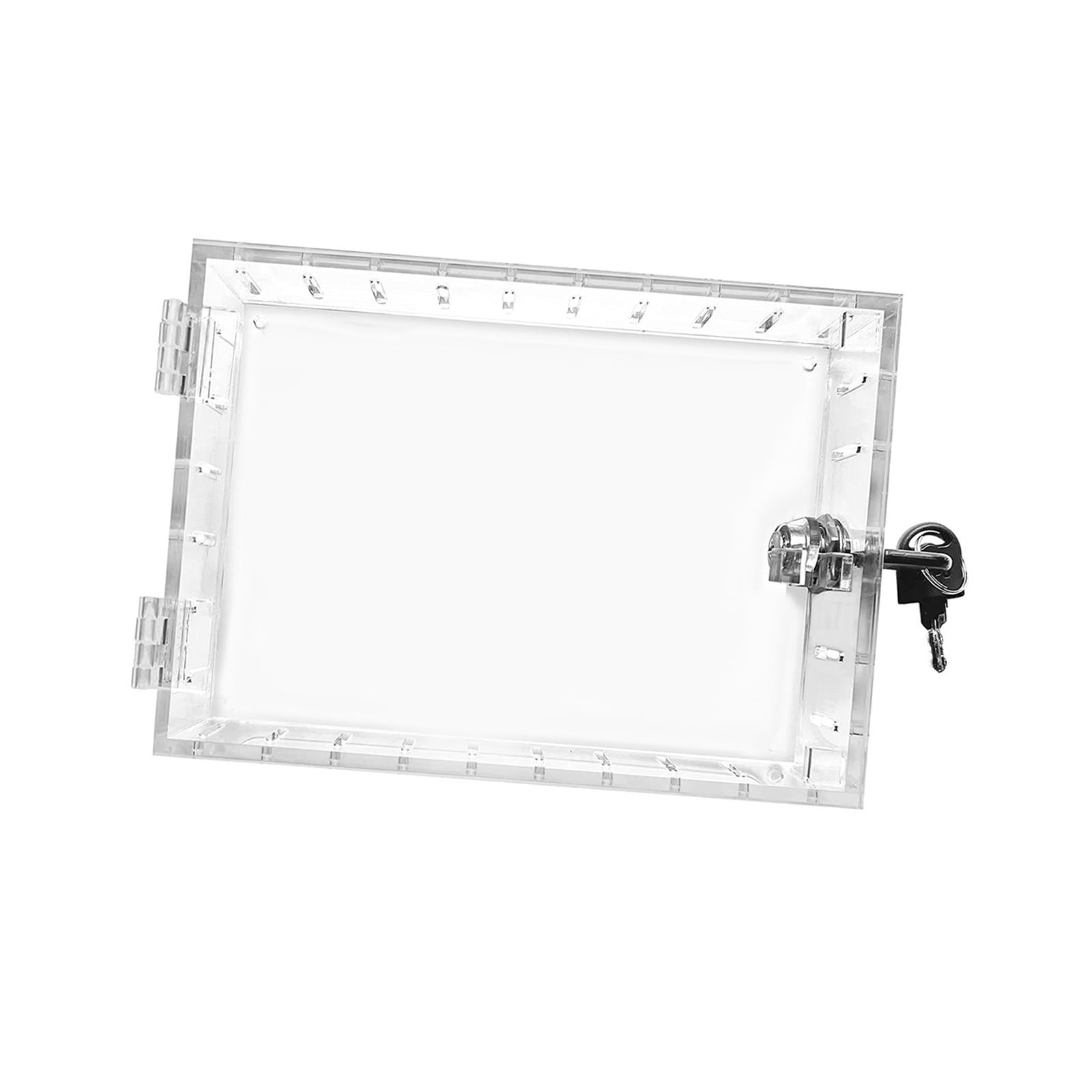 Caja Termostato Con Cerradura Caja Protectora Transparente Para Termostato - Con Cerradura Y Fácil Instalación Ventilación Cuatro Lados