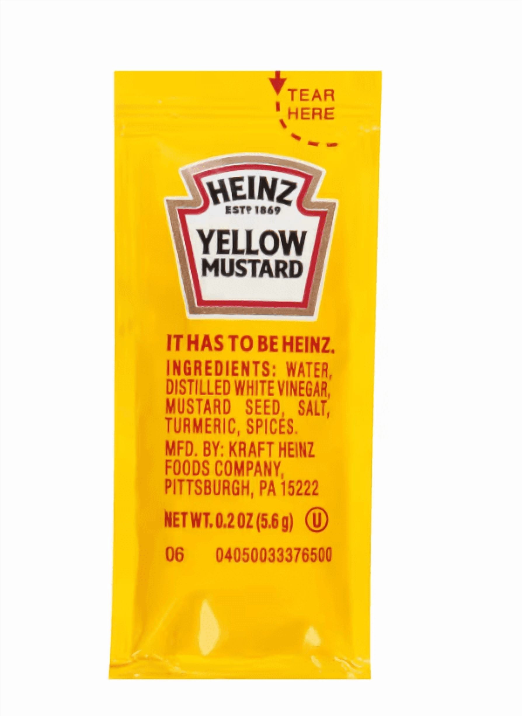 Heinz  Kraft Condiment Packets On the Go, Ketchup, Mustard, Relish, Mayo, 25 Packets Each, 100 Packets Total