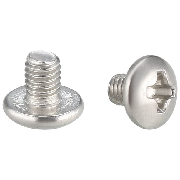 Tornillos de máquina Unique Bargains, tornillo Phillips M3x4mm, acero inoxidable 304, fijaciones de tornillos 30Pcs