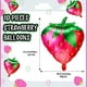 thumbnail image 2 of Globos de Fresa de 20 Piezas Globos de Mylar de Papel de Fresa Dulce para Niñas Decoraciones de Fiesta de Cumpleaños con Temática de Fresa, 2 of 5