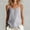 Gray, variant on ClodeEU Women's Henley Button Down Sleeveless Tank Top, Loose Fit Blouse for Summer Beige,Women's Plus L
