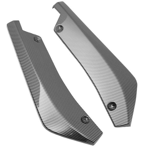 CIMAXIC Bumper Guards for Cars Rear Bumper Lip Black Protection Everyday Driving 1 Pair