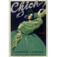 thumbnail image 2 of Vintage Apple Collection 18x24 White Modern Wood Framed Museum Art Print Titled - Chick Cigarettes, 2 of 4