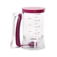 thumbnail image 1 of Hioecau Handheld Batter Funnel Separator BPA-Free Safe Materials Leak-Proof Sealing Precise Measurement 1-4 Cups Integrated Baking Funnel, 1 of 8