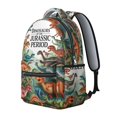 thumbnail image 2 of Cute Dinosaur Pattern Backpack for School,Cute School Bag,Schoolbag with Adjustable Shoulder Straps & Padded Back,15.3"x11"x7.1".﻿, 2 of 6