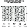 thumbnail image 2 of Blackout Kids Curtains,Grey Dog Paw Footprint Childrens Insulated Curtains Set Of 2,Bedroom Essentials,Toddler Room Decor 42x54in(106x137cm), 2 of 4