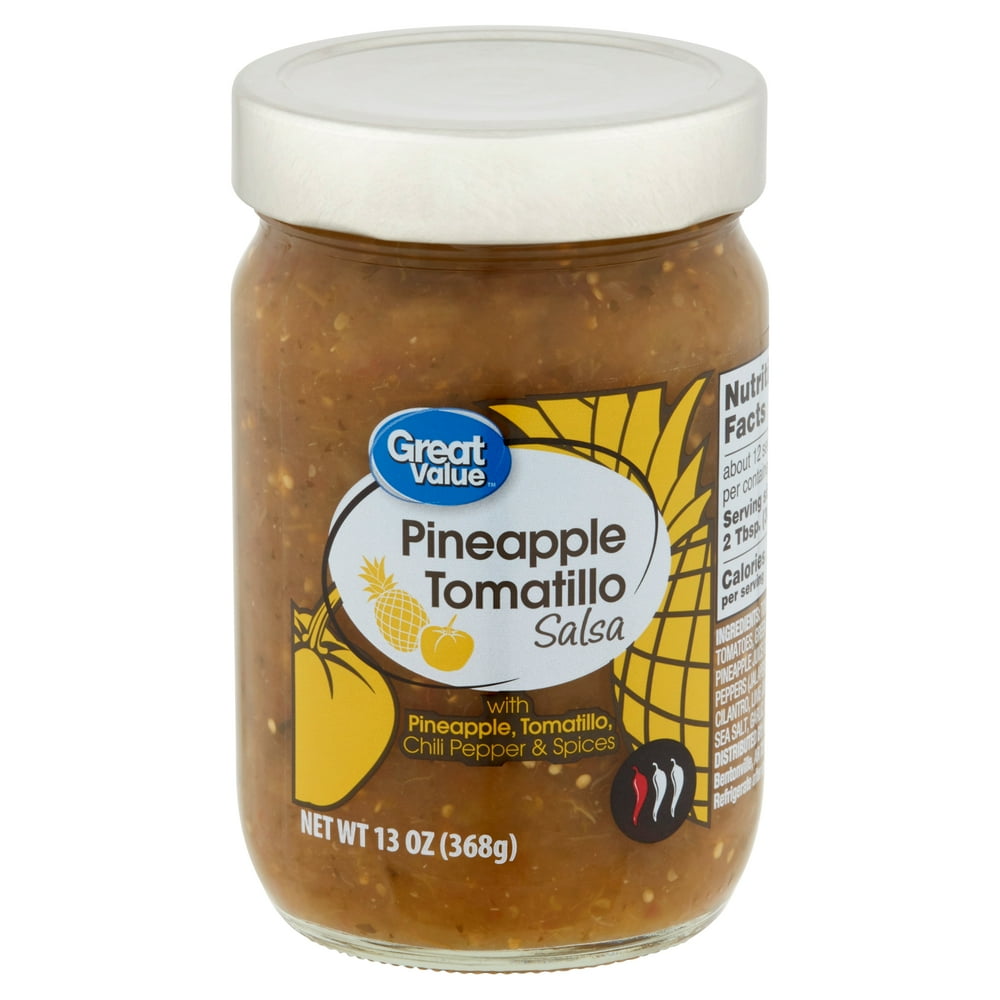 Great Value Pineapple Tomatillo Salsa, 13 oz