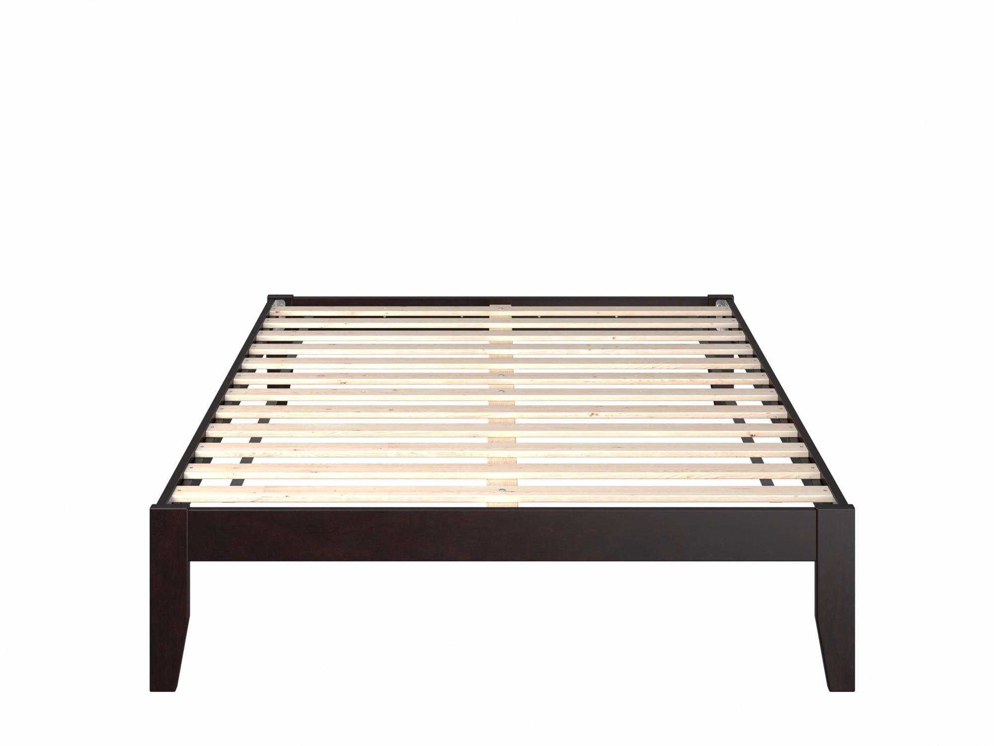 AFI Colorado 14" Wood Platform Bed Frame with 2 USB Ports, Full, Espresso