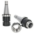 thumbnail image 2 of NT30 ER25 Support de Collier Intégral - Outil CNC en Acier Allié 40Cr avec Filetage Arrière M12, Précision 0.003mm, Trempé sous Vide & Tige Entièrement au Sol pour Centres d'Usine, Machines de Gravure & Haute Vitesse, 2 of 6