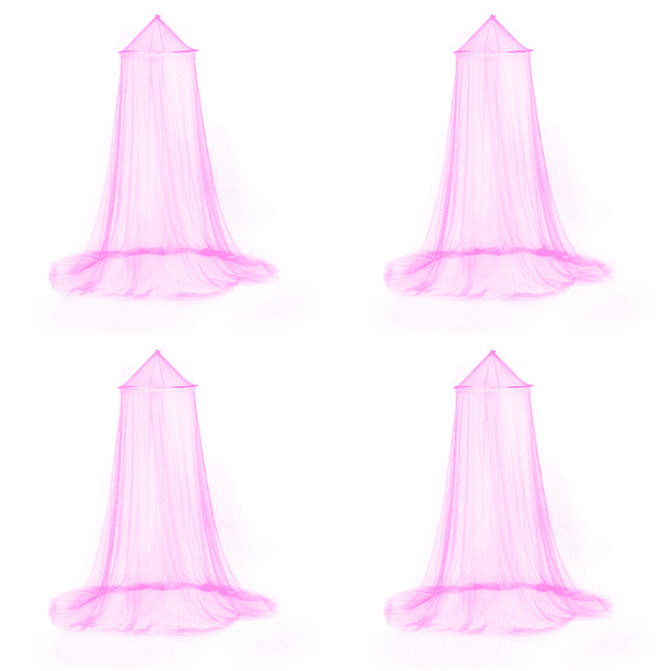 Dosel para Cama Mosquitera Campaña Con Cúpula Princesa () Rosa