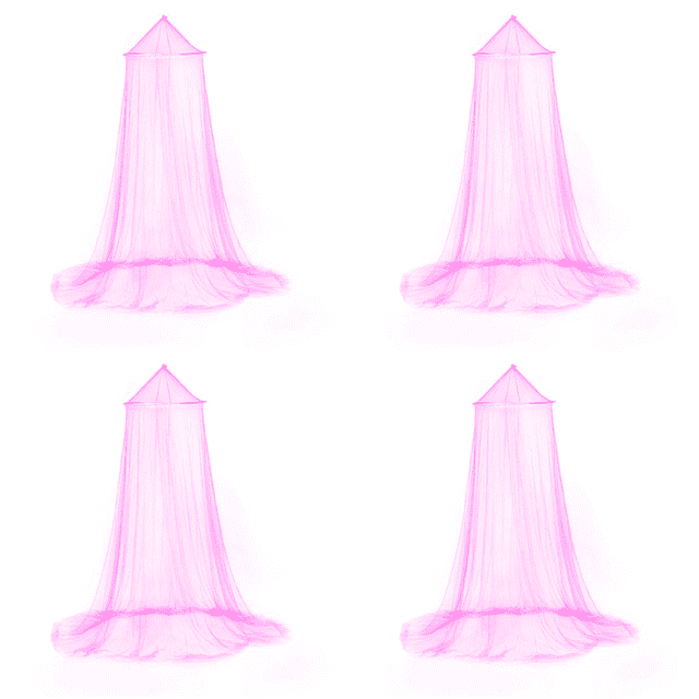 Dosel para Cama Mosquitera Campaña Con Cúpula Princesa () Rosa