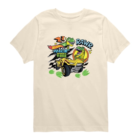 Hot Wheels - Attack of the T-Rex - Toddler Boys Short Sleeve Graphic T-Shirt