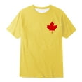 thumbnail image 4 of T-shirt à Manches Courtes Imprimé Feuille d'Érable pour Garçons, Taille 4-5T, 4 of 4