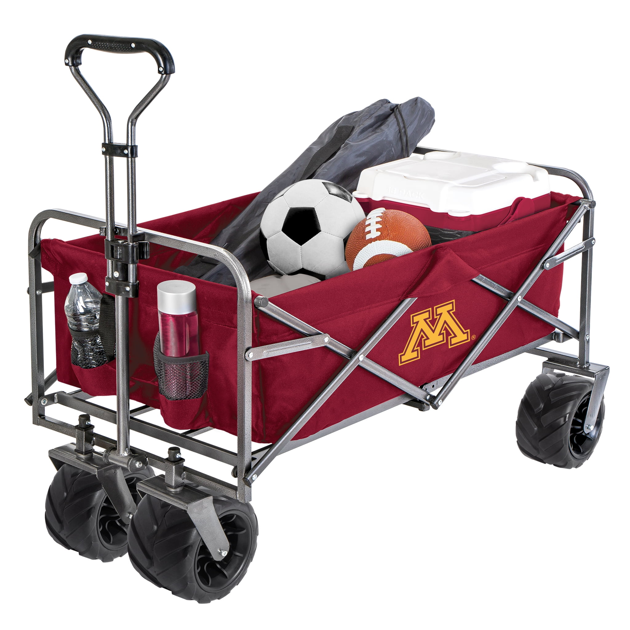 Smart Design Collegiate Heavy Duty Sports Wagon- Minnesota Gophers