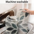 thumbnail image 5 of Green Leaf Pattern Bathroom Rugs Mat,Non Slip Microfiber Bathroom Rug,Rubber Backing,Soft Bathroom Mats for Bathroom Floor,Tub and Shower,17x27in(43x68cm), 5 of 5
