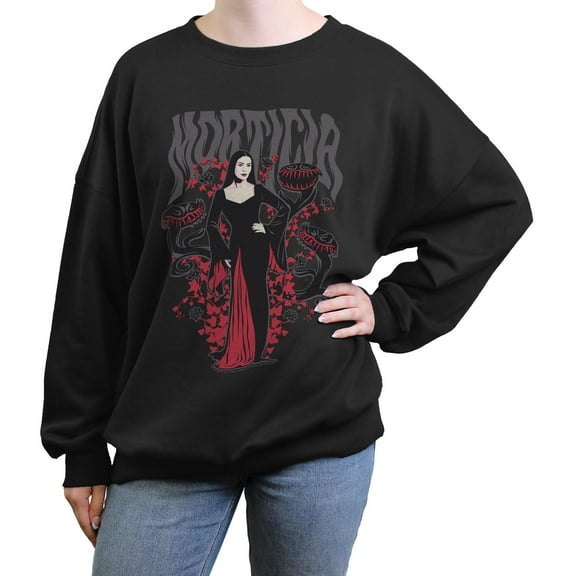 Juniors Wednesday Morticia and Floral Cleopatra Sweatshirt