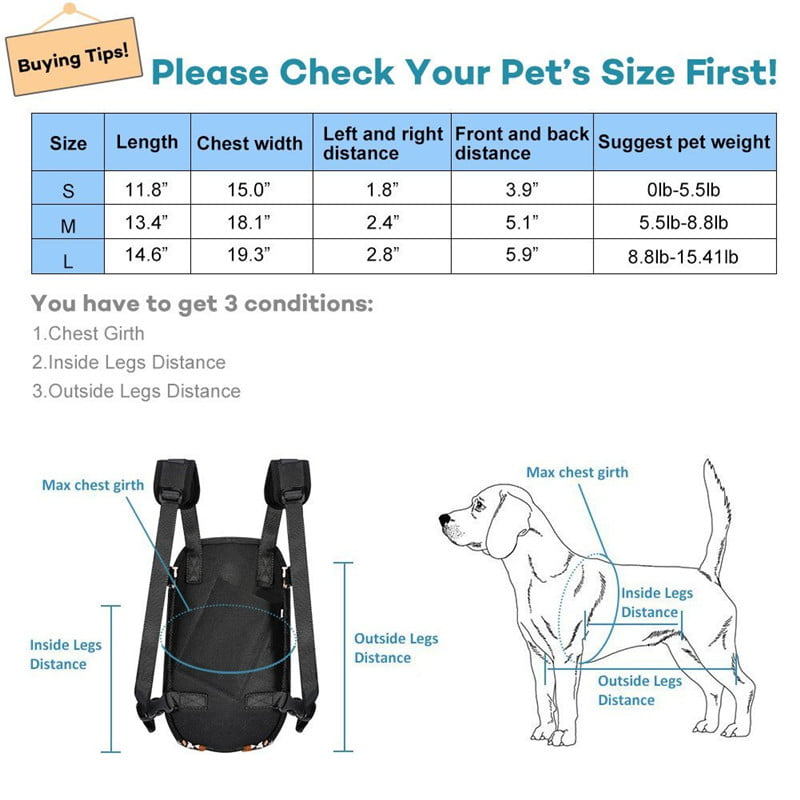 S, RED Puppy Pet Front Bag with Breathable Head Out Design and Padded Shoulder for Hiking Outdoor Travel Suntrader Dog Cat Carrier Backpack