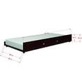 thumbnail image 2 of Bunk Bed Kingdom Lit Gigogne, Simple, Cappuccino Foncé, 2 of 2