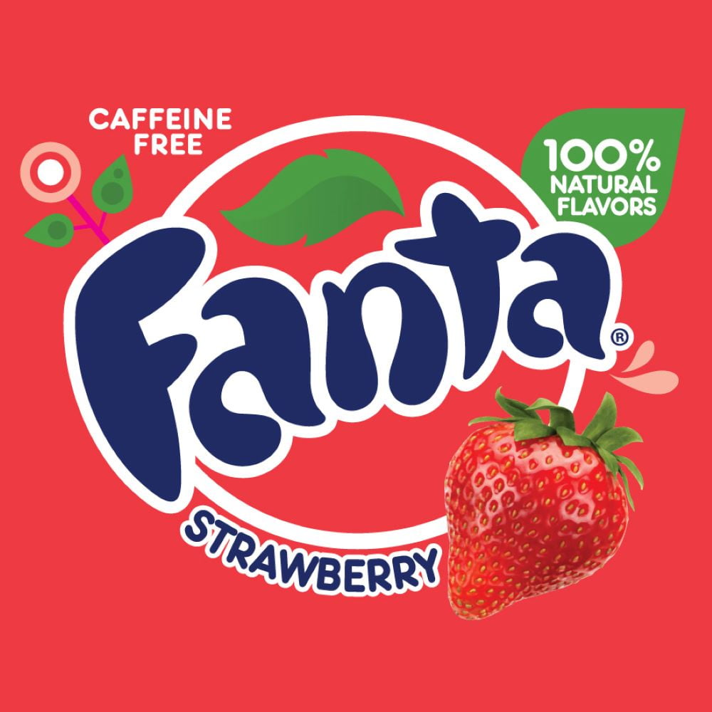 Fanta Strawberry Soda 20oz Bottles (Pack of 24)