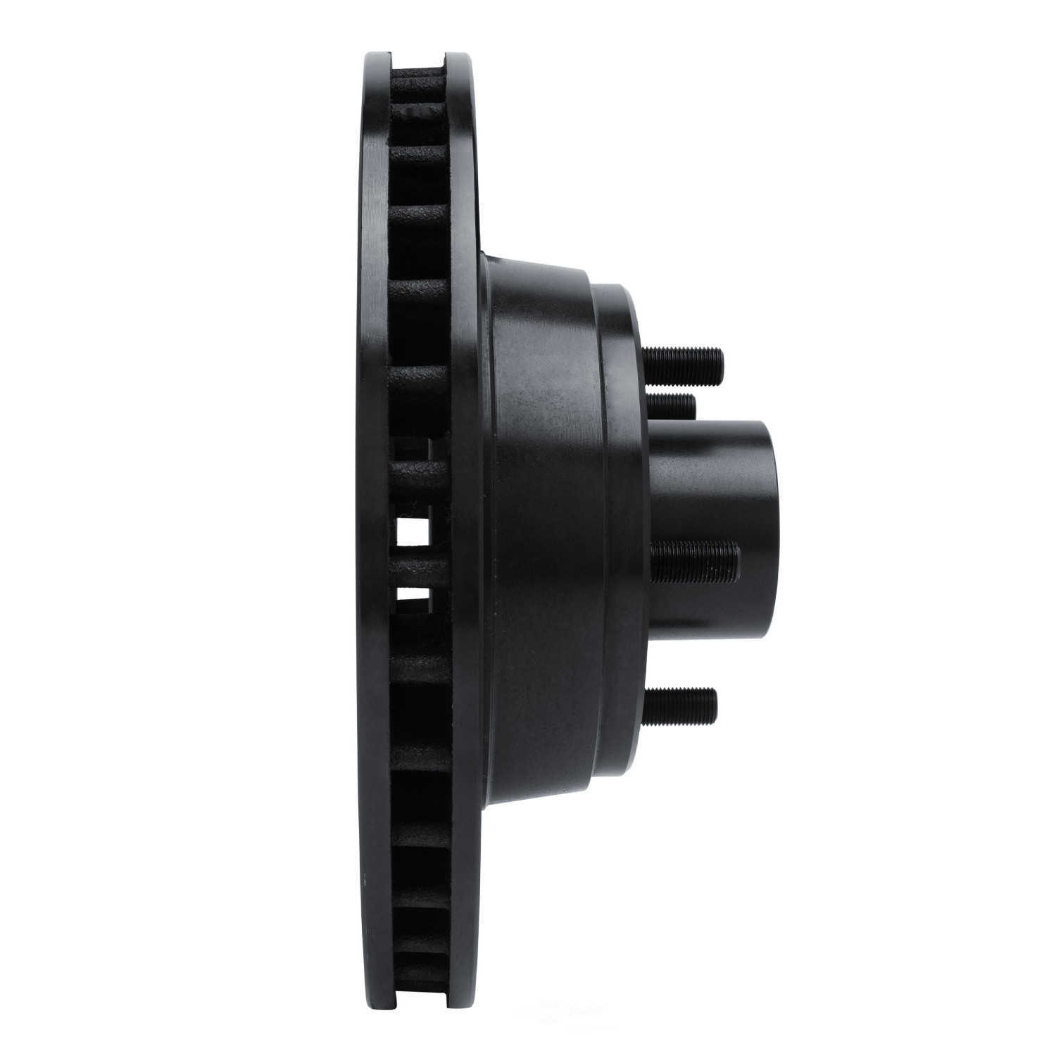 Dynamic Friction Company 633-39027L DFC Brake Rotor - Drilled And Slotted - Black