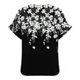 thumbnail image 5 of Womens Tops Womens Fashion T Shirts 2025 Short Sleeve Casual V Neck Summer Tops Cute Loose Fit Blouses Graphic Tees Shirts for Women, 5 of 5