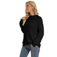 thumbnail image 1 of Chandail Col Roulé d'Hiver pour Femmes Manches Longues Douces Chaud Tricoté Décontracté Confortable, 1 of 9