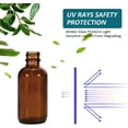 thumbnail image 3 of 2-Pack 4oz Amber Glass Spray Bottles for Essential Oils, Small Empty Fine Mist Sprayer Set with Funnel & Dropper, Travel Size Liquid Refillable Containers for Plants Hair Cleaning, 4 oz, 3 of 6