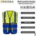 thumbnail image 5 of A-SAFETY 21 colors High Visibility Reflective Work Safety Vest（XS-8XL), 5 of 5
