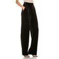 thumbnail image 2 of RETROFETE Women's Black Glitter Velvet Mary Pants Size Small, 2 of 5