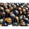thumbnail image 5 of 8mm Blue/Yellow Tiger Eye Round Beads Genuine Gemstone Natural Jewelry Making, 5 of 5