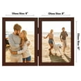thumbnail image 5 of Americanflat 8" x 10" Hinged Picture Frame for 2 Photos - Mahogany, 5 of 6