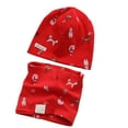 thumbnail image 5 of Gaexia Toddler Winter Hat,Double Layer Winter Hat and Neck Warmer Combo for Kids Windproof Thermal Ear Scarf Set, 5 of 6
