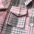 thumbnail image 6 of MKOSPLRT Boys' and Toddler Long Sleeve Plaid Button Up Shirt Casual Classic Collared T Shirts Fall Cardigan with Pocket 12M-9Y, 6 of 9