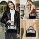thumbnail image 5 of Bolso bandolera de gelatina, bolso de mano de color caramelo con asa superior para mujer, 5 of 5