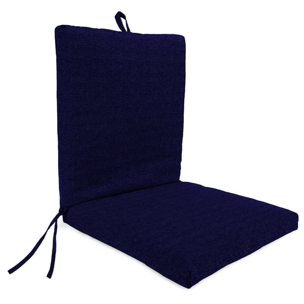 Mainstays 1Piece Outdoor Chair Cushion, Navy