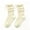 White, variant on Girls Cute Knee High Socks Bow Ruffle Soft Comfy Socks Fashion Sweet Breathable Socks for Dress Wear Gray 7-8 Years