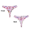 thumbnail image 3 of Balery Christmas Unicorns Tangas de Algodón para Mujer con Estampado – Ropa Interior Sexy, Transpirable, G-string-Small, 3 of 6