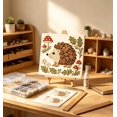 thumbnail image 4 of 1 PCS Woodland Mosaic Art Diy Kit, 2026 New Beginner Friendly Forest Animal Mosaic Craft Set, Complete Tile Supplies, Handmade Cottagecore Home Decor & Unique Holiday Gift for Nature Lovers(Hedgehog), 4 of 7