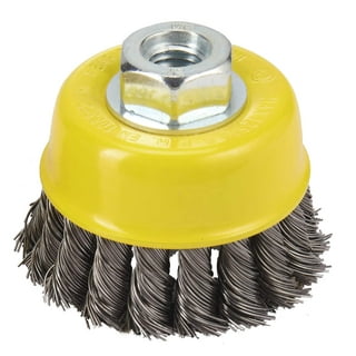 Century Drill & Tool® 76031 - 3 Coarse Steel Crimped Angle Grinder Cup  Brush 