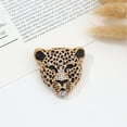 thumbnail image 5 of Unisex Leopards Shaped Brooches Rhinestone Leopard Pin Animal Lapel Pins Office Party Friend Accessories For Women (Gold), 5 of 7