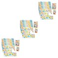 thumbnail image 2 of Transemion 6pcs Wide Application And Childlike Wrapping Paper For Versatile And Fun Gift Wrapping Colorfast PZ003-6 3Set, 2 of 6