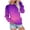 Hot Pink, variant on Scyoekwg Womens Sweatshirt Gradient Color Fall Sweatshirt Loose Crewneck Sweatshirt with Pocket Long Sleeve Pullover Casual Sweatshirts for Teen Girls(Light Blue,XXL)