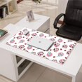 thumbnail image 3 of Long Mouse Pads for Desk,White Cow Milk Strawberry Pattern Desk Mats on Top Of Desks, Desk Mouse Pad Extra Large with 3mm Non-Slip Base and Stitched Edge for Gaming,Office,Work,Home 31.5"x15.7", 3 of 6