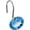 Blue, variant on Crystal Diamond Round Shower Curtain Hooks Rings for Bathroom,Purple,12PCS