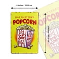 thumbnail image 6 of Hot Buttered Popcorn Metal Sign Retro Movie Theater Concessions Stand Wall Art Man Cave Home Bar Decor, 6 of 7