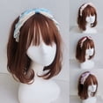 thumbnail image 2 of Big Bowknot Hair Hoop Vintage Lace Headband Headwear Fairy Headdress Accs Hair Hoop for Street, 2 of 8