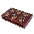 thumbnail image 4 of Mule Drink Mug Set, 2oz Hammer Point Cup Decorative Rugged 6Pcs Comfortable Using Corrosion Resistance  for Bar, 4 of 8