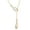 Gold, variant on YIEMEEN Minimalist Multiple Layer Necklace Alloy Pendant Chain Adjustable Length For Everyday Elegant