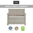 thumbnail image 5 of Soho Baby Hampton 4-in-1 Convertible Crib, Stone Wash, GreenGuard Gold Certified, 5 of 9