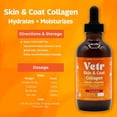thumbnail image 4 of Vetr Skin & Coat Collagen for Dogs, Bacon Flavored Liquid Supplement, 4 oz (120mL), Vet-Formulated USA, 4 of 8